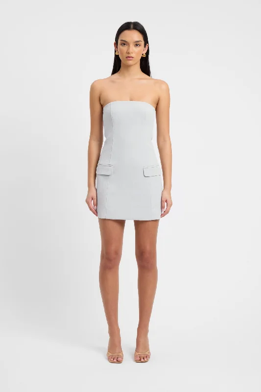 Ariel Pocket Mini Dress Fashionable Mini Dress with Slits