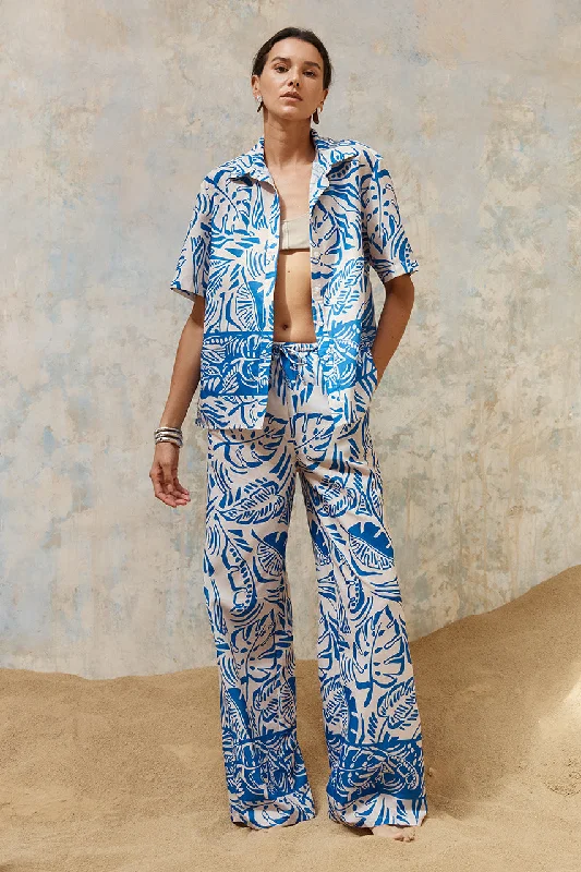 SANTINO PANT- SANTINO PRINT Chic Wool Trousers