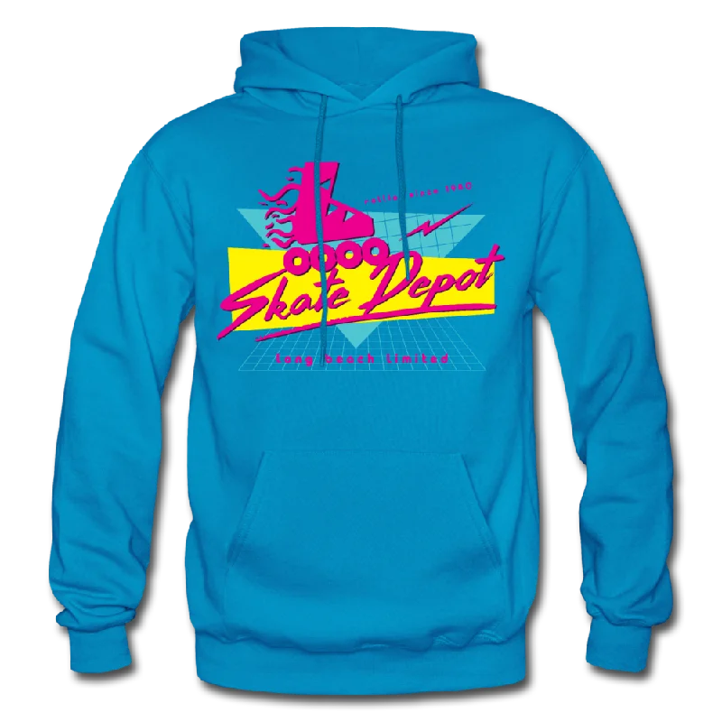 Skate Depot Retro | Hoodie (Multiple Colors) Zip Hoodie Drawstring Kangaroo Pocket