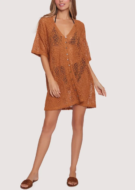 Mountain Tea Mini Dress Classic Casual Mini Dress