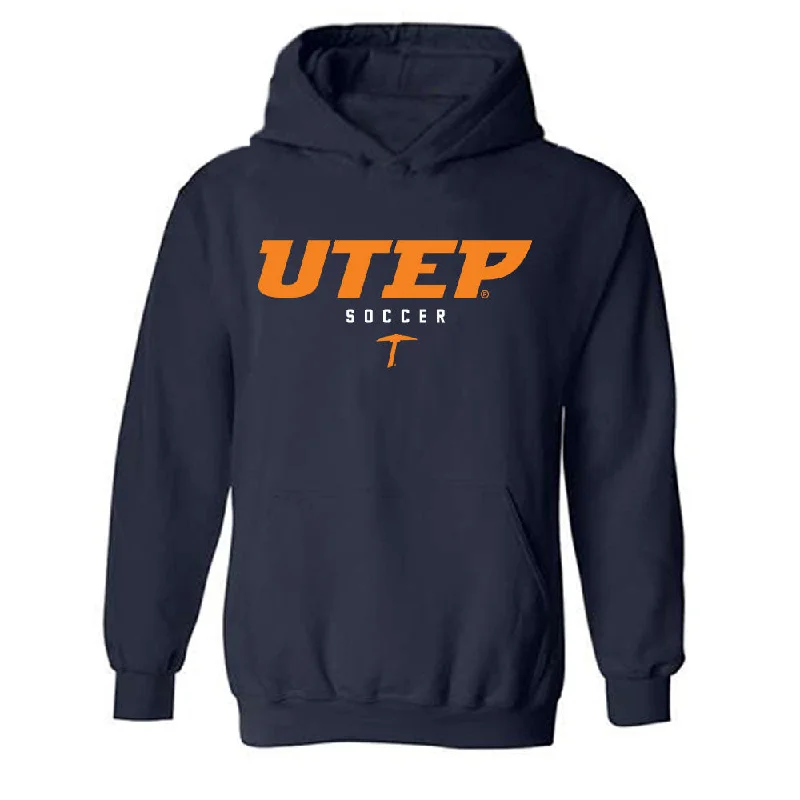UTEP - NCAA Women's Soccer : Alexandria Stickney - Hooded Sweatshirt Hoodie with Button Placket Classic Preppy UTEP - NCAA Women's Soccer : Alexandria Stickney - Hooded Sweatshirt Hoodie with Button Placket Classic Preppy