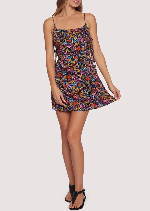 Flora Garden Mini Dress Trendy Mesh Mini Dress