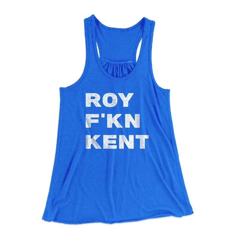 Roy F-Kn Kent Women's Flowey Racerback Tank Top athletic tank top