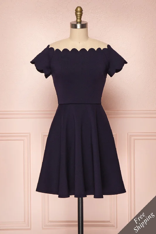 Daithe | Blue Cocktail Dress