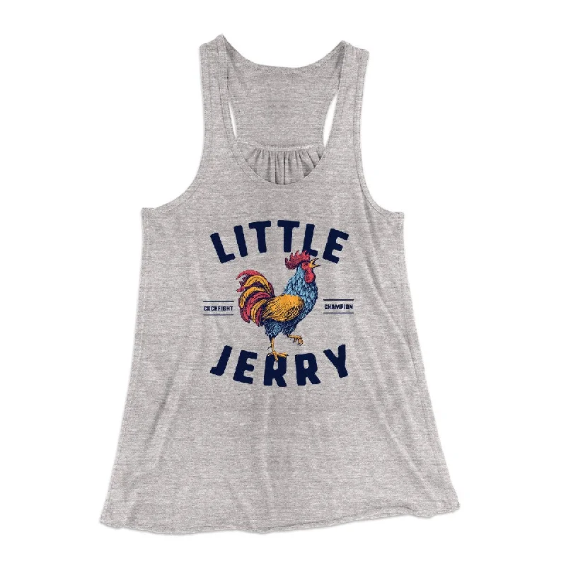 Little Jerry Women's Flowey Tank Top lace back tank