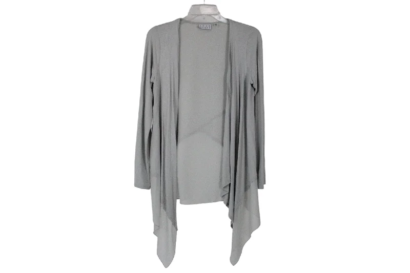 Joan Rivers Gray Cardigan | XS Toggled Drawstring Belted