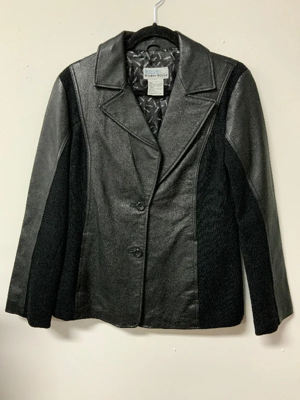 Bradly Bayou (S) black leather, cloth side jacket Fitted Jacket Loose Jacket Oversized Jacket Bradly Bayou (S) black leather, cloth side jacket Fitted Jacket Loose Jacket Oversized Jacket