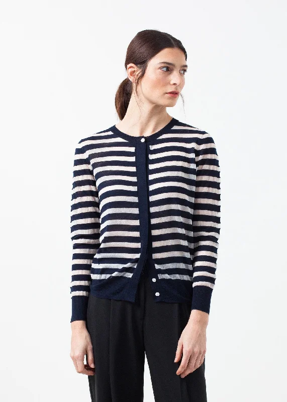 Sailor Cardigan Asymmetrical,ymmetric Pencil Cardigan