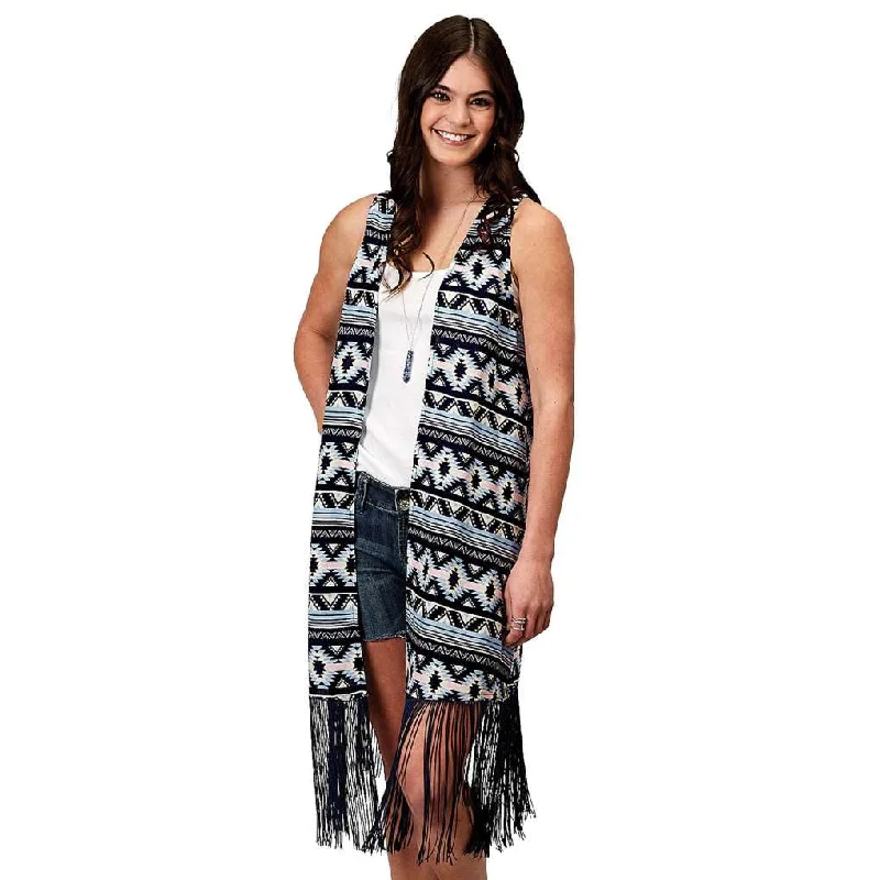 Roper Ladies Five Star Sleeveless Cardigan Fitted Slim Tailored