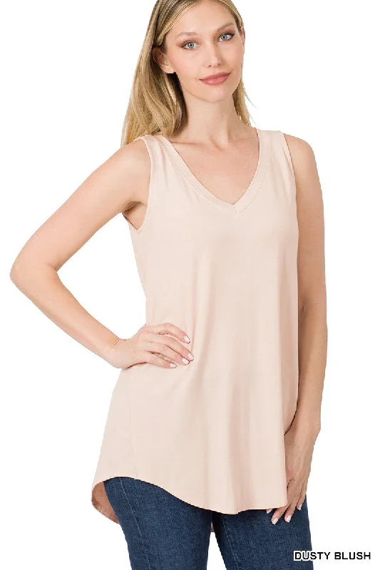 Better Than Basic Tank Dusty Blush white tank top