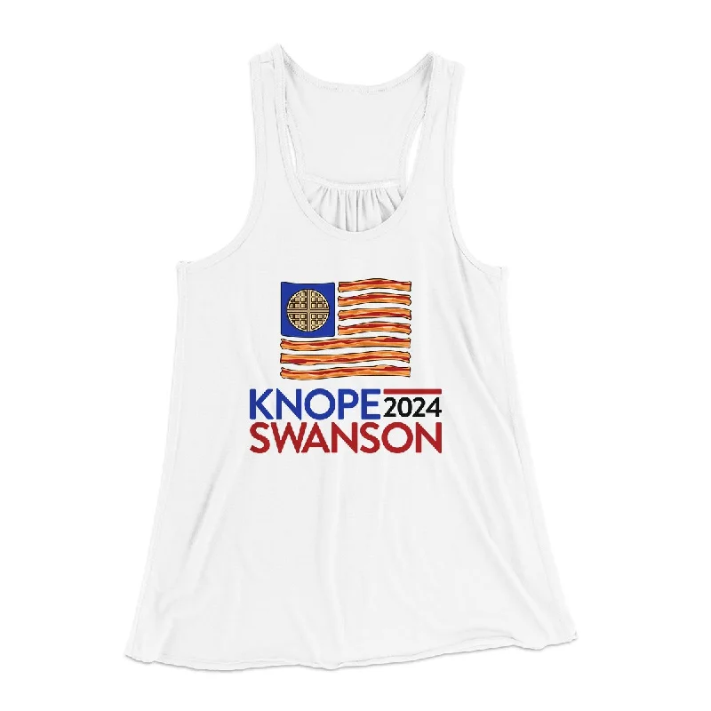 Knope Swanson 2024 Women's Flowey Tank Top stylish tank top