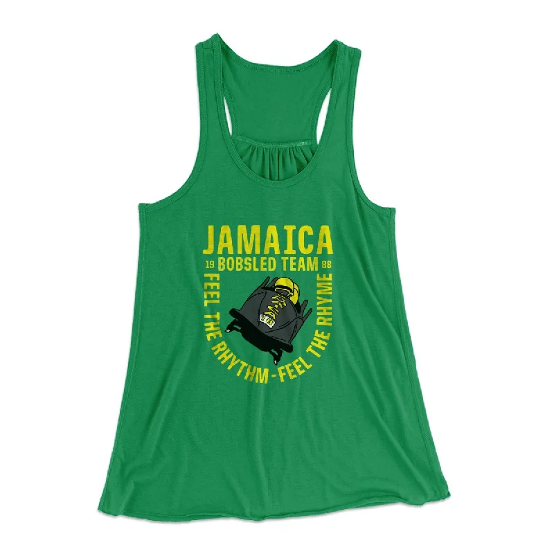 Jamaica Bobsled Team Women's Flowey Tank Top tie dye tank