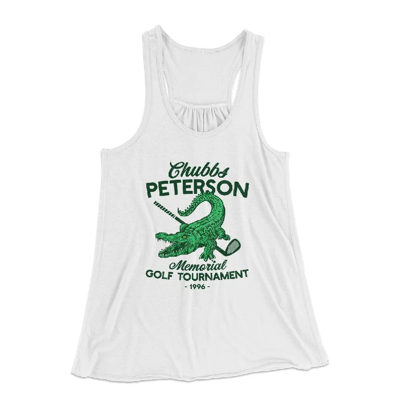 Chubbs Peterson Memorial Golf Tournament Women's Flowey Tank Top gym tank top