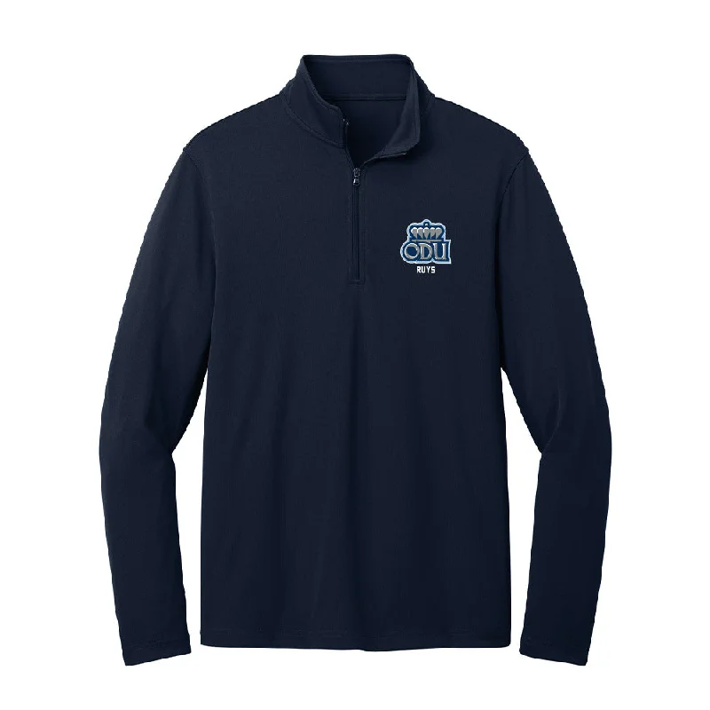 Old Dominion - NCAA Women's Soccer : Sophia Ruys - Lightweight Quarter Zip Jacket Cotton Jacket Linen Jacket Terry Jacket Old Dominion - NCAA Women's Soccer : Sophia Ruys - Lightweight Quarter Zip Jacket Cotton Jacket Linen Jacket Terry Jacket