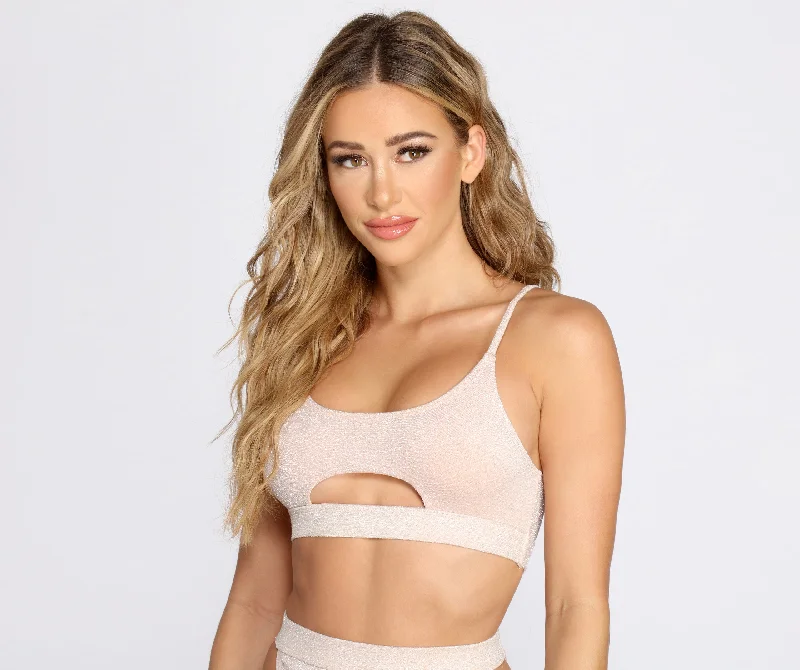 Shimmy And Shimmer Swim Tank scoop neck tank