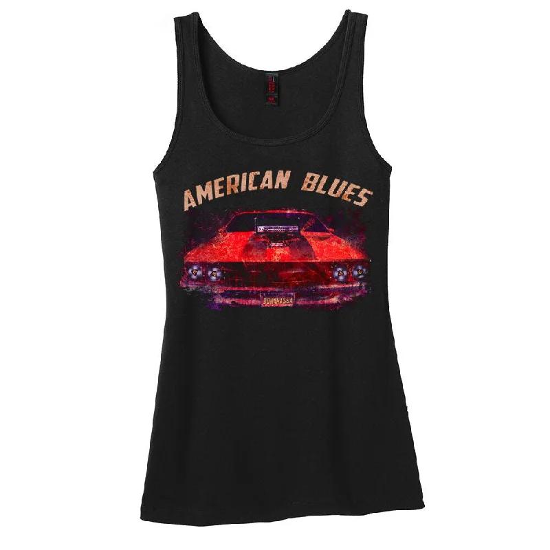 American Blues Tank (Women) metallic tank top