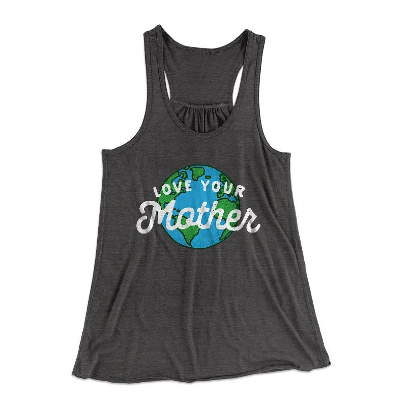 Love Your Mother Earth Women's Flowey Tank Top flirty tank top