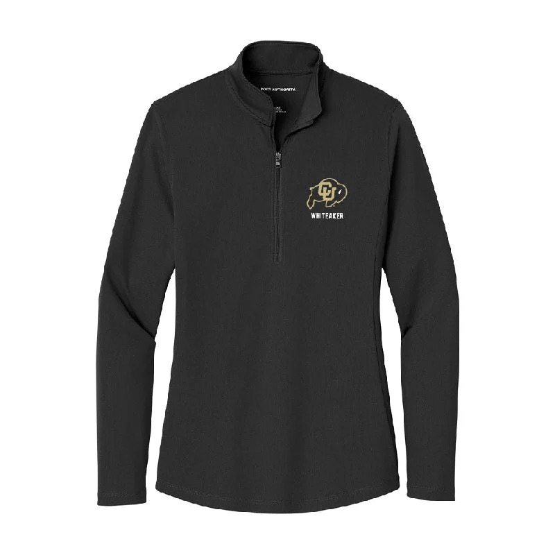 Colorado - NCAA Women's Soccer : Jordan Whiteaker - Women's Lightweight Quarter Zip Jacket Print Jacket Jacquard Jacket Patchwork Jacket