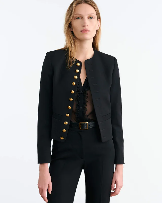 PATTI JACKET Hoodie Zip-Up Jacket Button-Up Jacket
