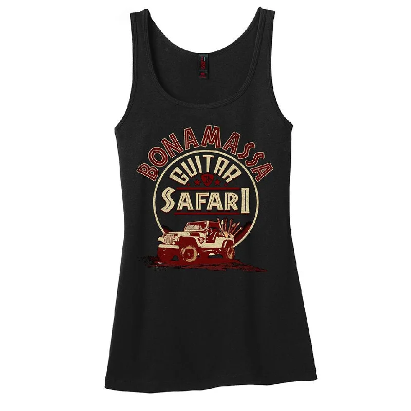 Guitar Safari Tank (Women) athletic tank top