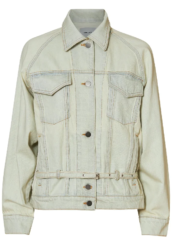 Mirlo Jacket Bleached Faux Fur Jacket Real Fur Jacket Shearling Jacket