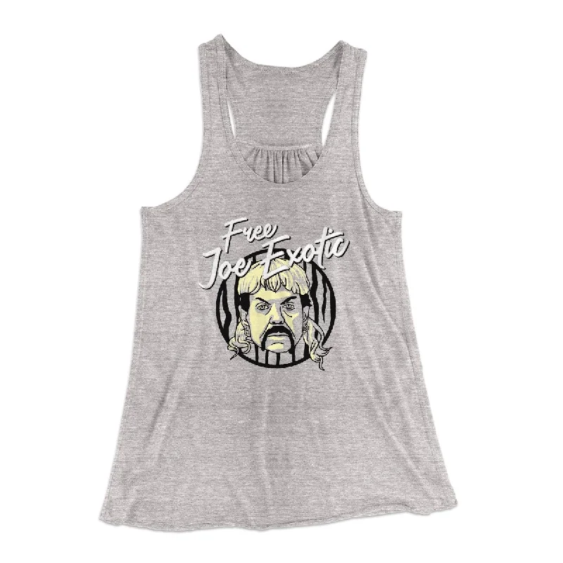 Free Joe Exotic Women's Flowey Tank Top peekaboo tank top