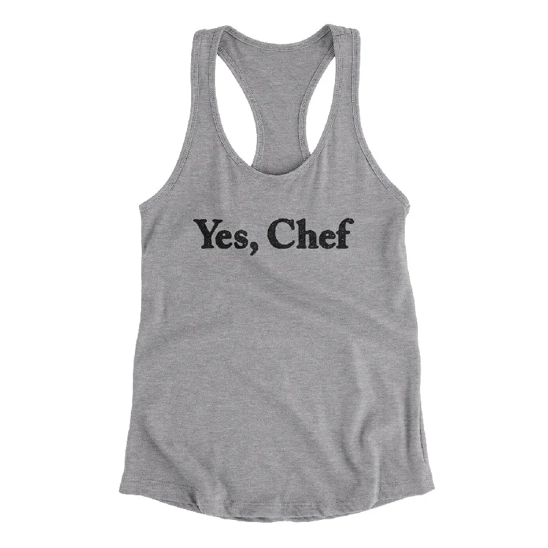 Yes Chef Women's Racerback Tank cutout tank top