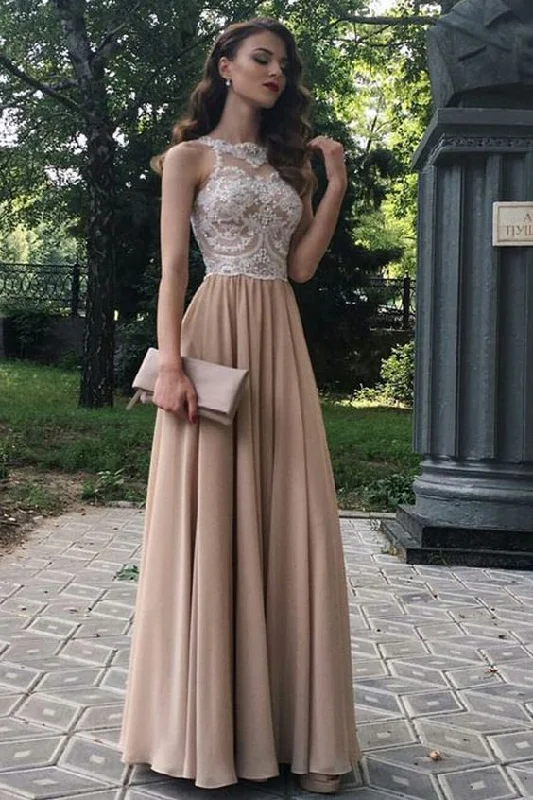 A-Line Long Prom Dresses Formal Evening Dresses  cg1207