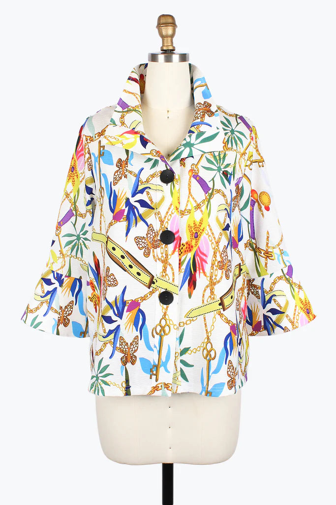 Damee 4963-MLT S25 Chained Jungle Jacket Bomber Jacket Anorak Windbreaker