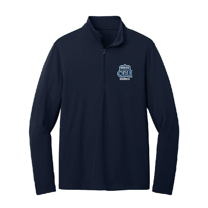 Old Dominion - NCAA Women's Soccer : Ellie Goodrich - Lightweight Quarter Zip Jacket Print Jacket Jacquard Jacket Embroidered Jacket