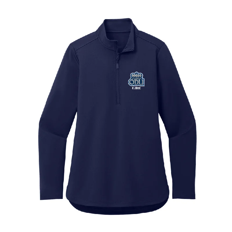 Old Dominion - NCAA Women's Soccer : Laura Klebek - Women's Premium Quarter Zip Jacket Faux Fur Jacket Real Fur Jacket Shearling Jacket Old Dominion - NCAA Women's Soccer : Laura Klebek - Women's Premium Quarter Zip Jacket Faux Fur Jacket Real Fur Jacket Shearling Jacket