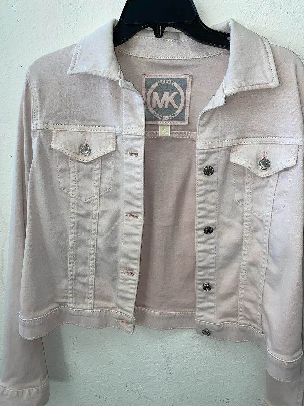 Pink Michael Kors BOUTIQUE Jacket Women's Mesh Jacket Canvas Jacket Denim Jacket