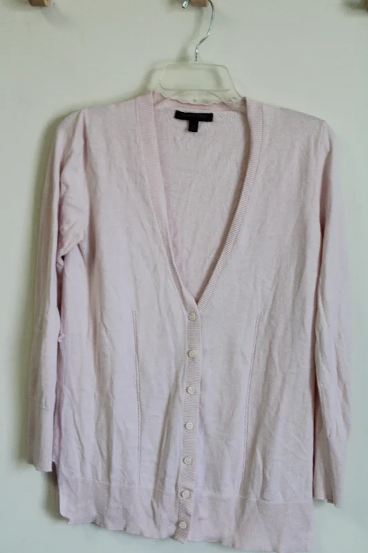 Banana Republic Light Pink Knit Cardigan | S Layered Multi-layer Single Layer