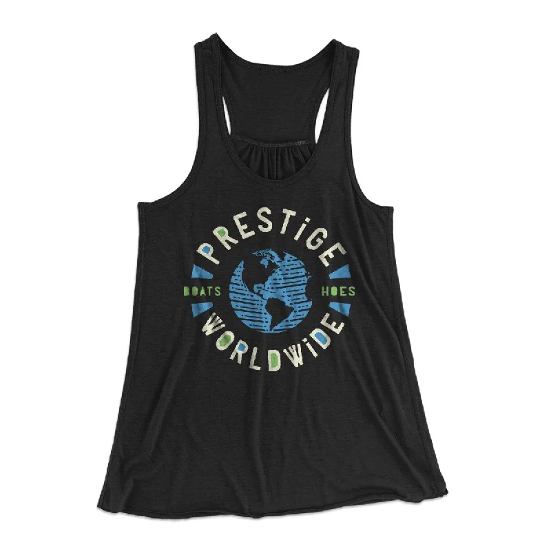 Prestige Worldwide Women's Flowey Tank Top open back tank