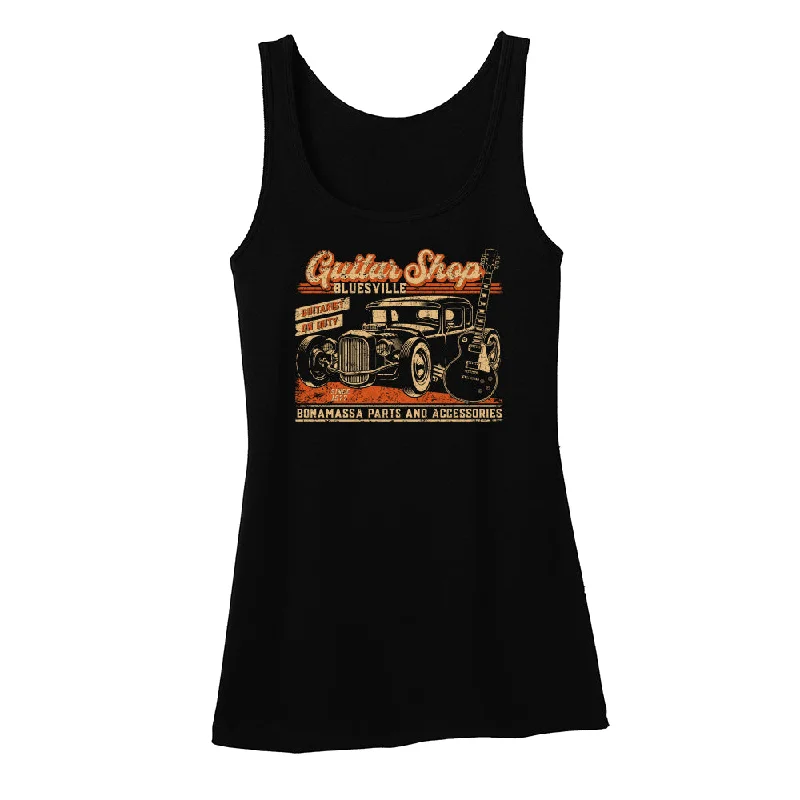 Guitar Shop Tank (Women) peekaboo tank top