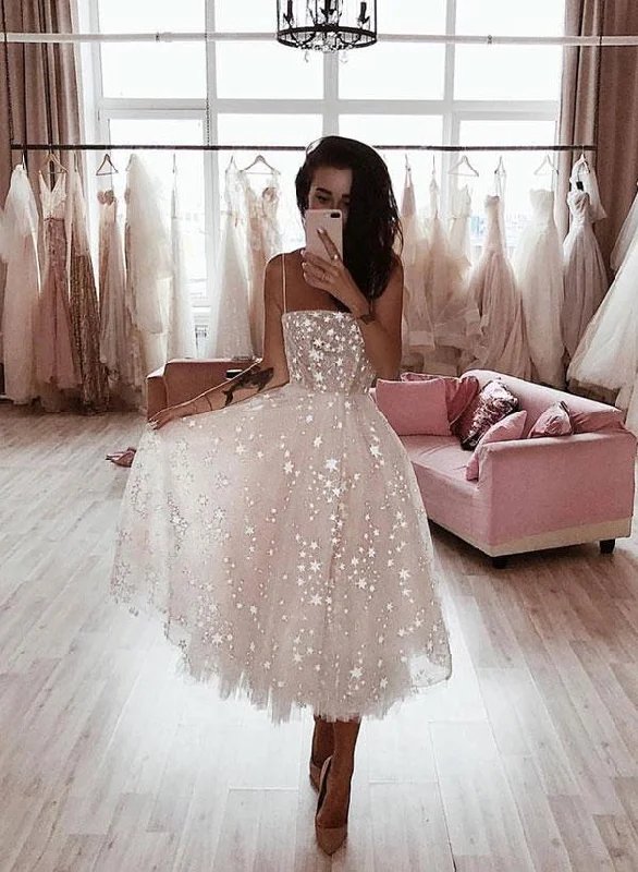 White tulle short prom dress, homecoming dress cg27