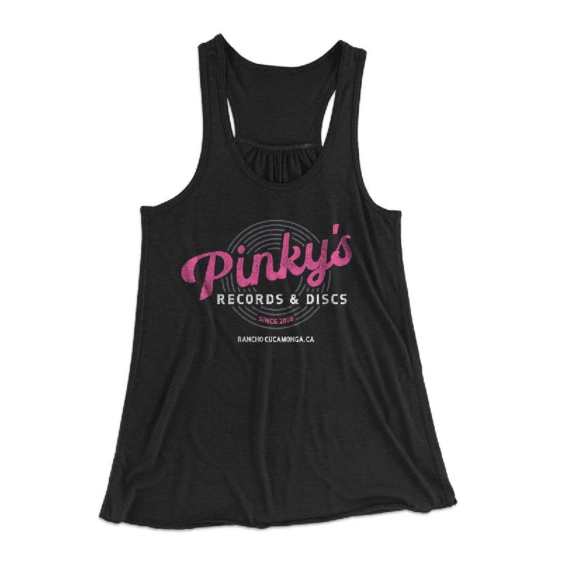 Pinky's Record Shop Women's Flowey Tank Top crew neck tank