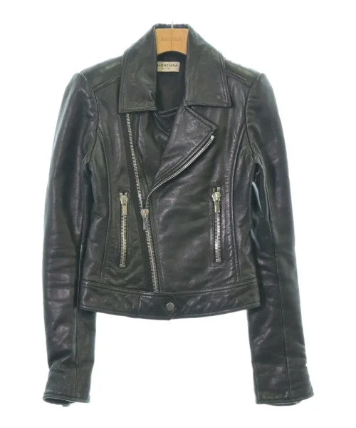 BALENCIAGA Motercycle Jackets Welt Pockets Slit Pockets Flap Pockets