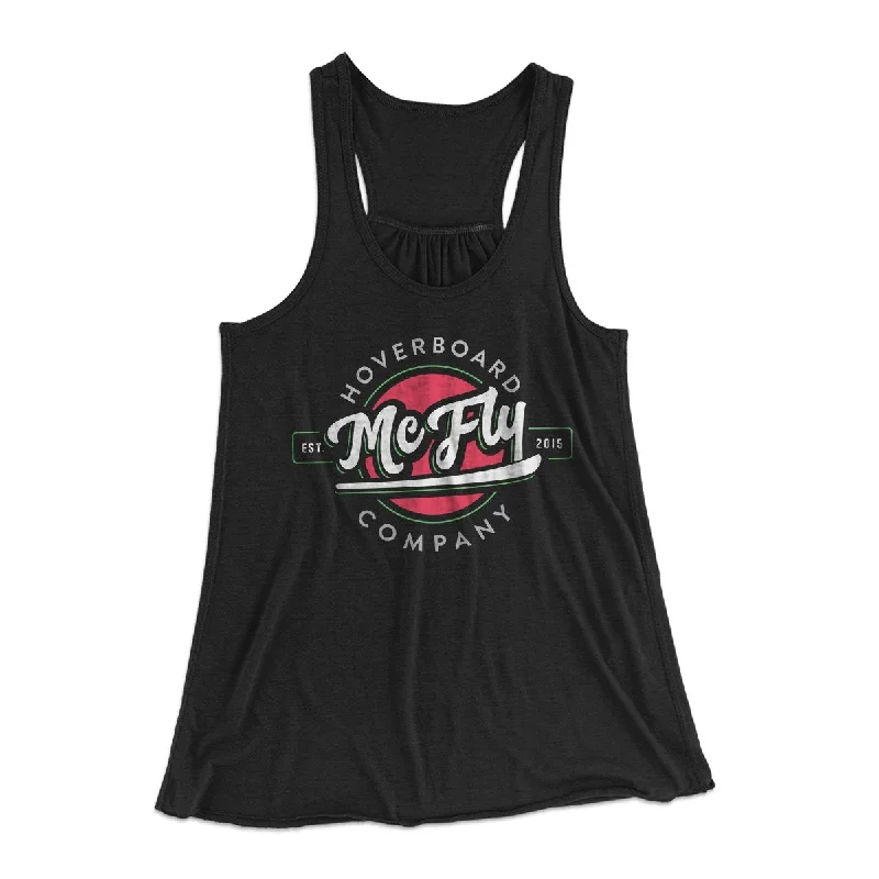 McFly Hoverboard Company Women's Flowey Tank Top lime green tank
