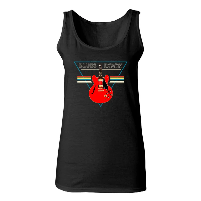 Blues Rock Triangle Tank (Women) lemon yellow tank