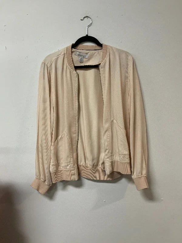 Kenneth (L) peach zip jacket Wool Jacket Cashmere Jacket Tweed Jacket