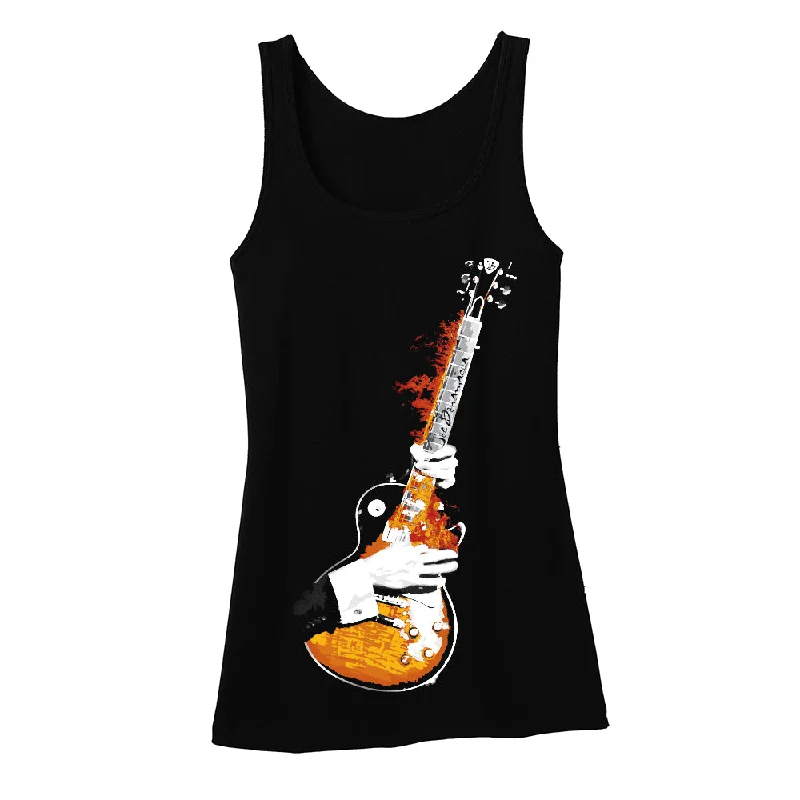 Blues on Fire Tank (Women) comfortable tank top