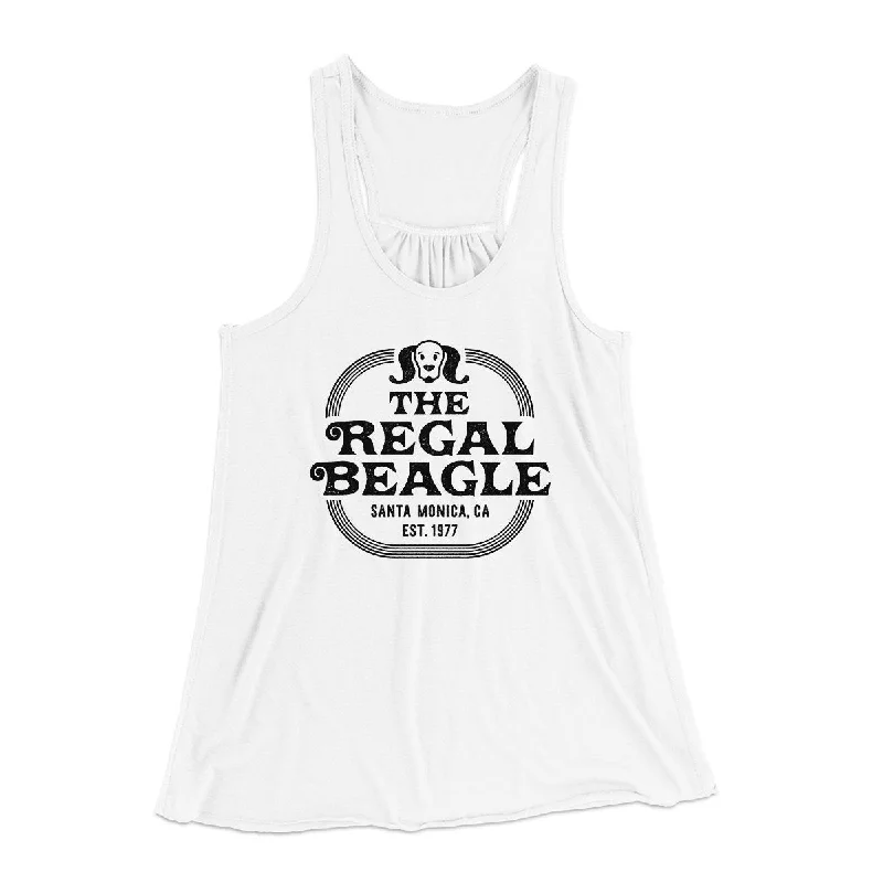 The Regal Beagle Women's Flowey Tank Top fitted tank top