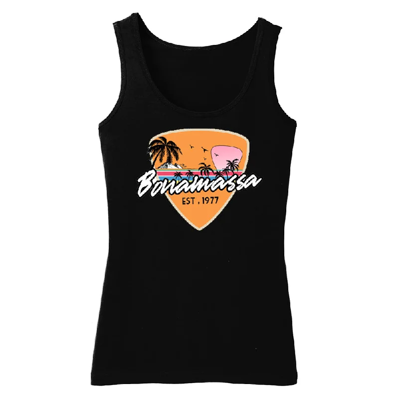 Blues Sunset Tank (Women) metallic tank top