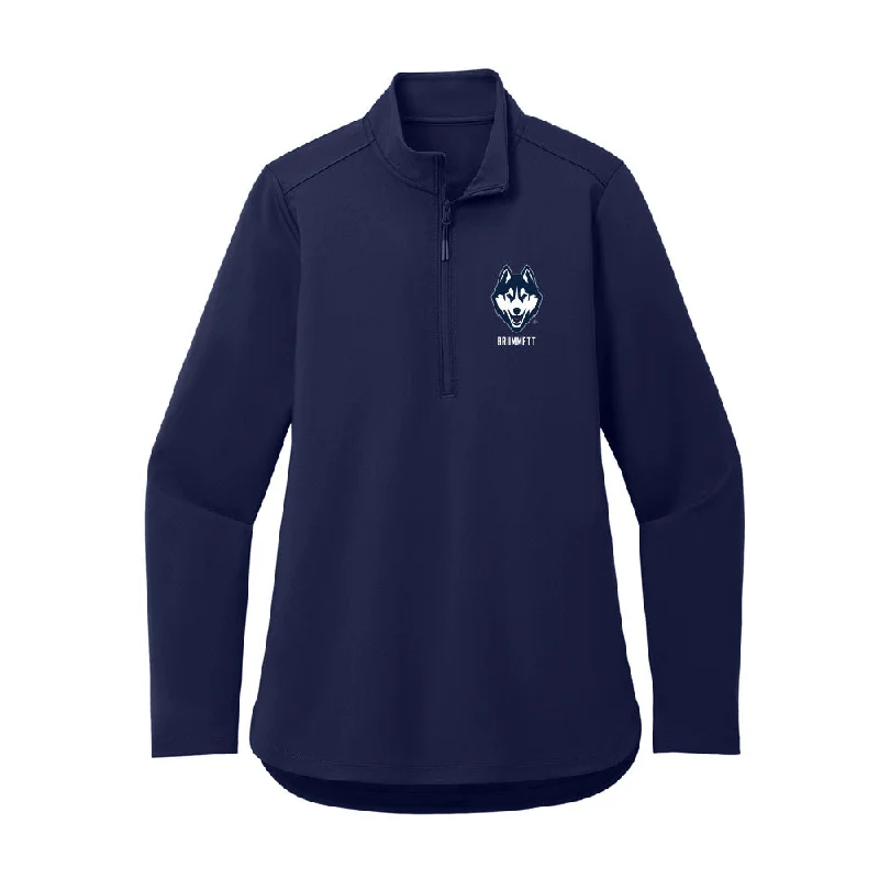 UConn - NCAA Women's Soccer : Austin Brummett - Women's Premium Quarter Zip Jacket Faux Fur Jacket Real Fur Jacket Shearling Jacket UConn - NCAA Women's Soccer : Austin Brummett - Women's Premium Quarter Zip Jacket Faux Fur Jacket Real Fur Jacket Shearling Jacket
