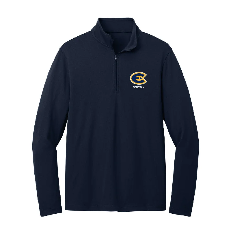 UW Eau Claire - NCAA Women's Soccer : Emma Donovan - Lightweight Quarter Zip Jacket Trench Coat Raincoat Waterproof Jacket UW Eau Claire - NCAA Women's Soccer : Emma Donovan - Lightweight Quarter Zip Jacket Trench Coat Raincoat Waterproof Jacket