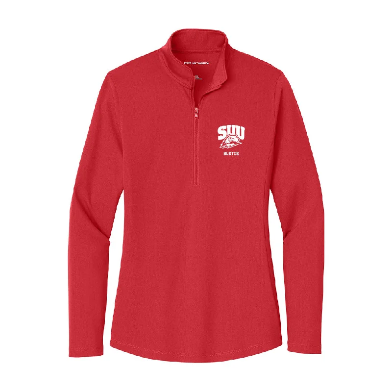 Southern Utah - NCAA Women's Soccer : Kaitlin Bustos - Women's Lightweight Quarter Zip Jacket Striped Jacket Polka Dot Jacket Floral Jacket Southern Utah - NCAA Women's Soccer : Kaitlin Bustos - Women's Lightweight Quarter Zip Jacket Striped Jacket Polka Dot Jacket Floral Jacket