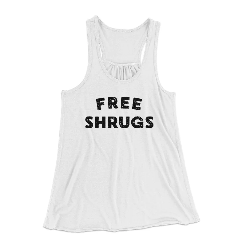 Free Shrugs Funny Women's Flowey Tank Top comfortable tank top