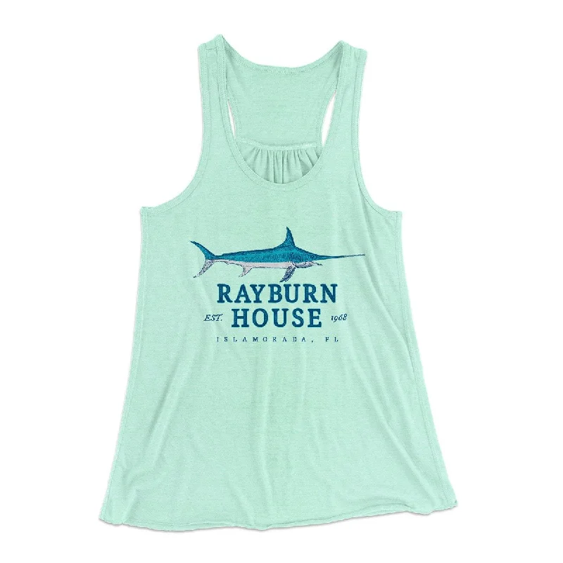 Rayburn House Women's Flowey Tank Top rhinestone tank top