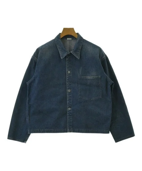 A.PRESSE Denim jackets Faux Fur Fabric Real Fur Fabric Shearling Fabric
